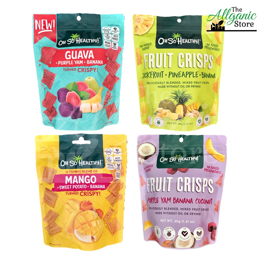 OH SO HEALTHY! Fruit Crisps 20g/40g/120g Shopee Philippines