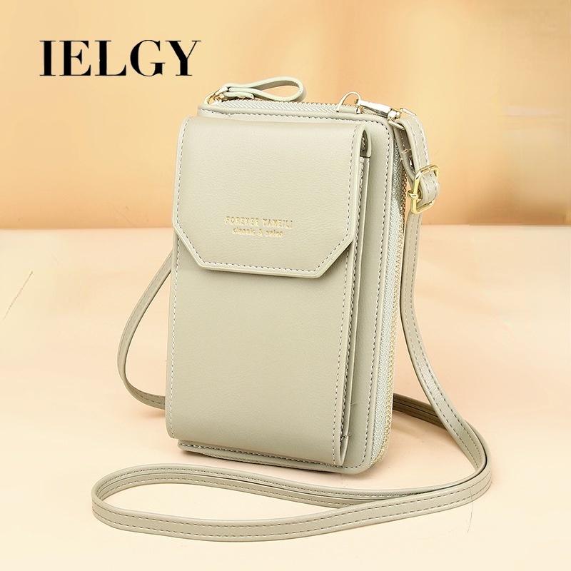 IELGY Ladies Pu Leather Long Phone Bag Fashion Korean Multifunctional ...