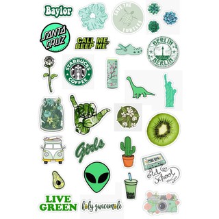 b6 aesthetic sticker scrapbook planner glossy water resistant stickers stationary billie eilish nasa shopee philippines