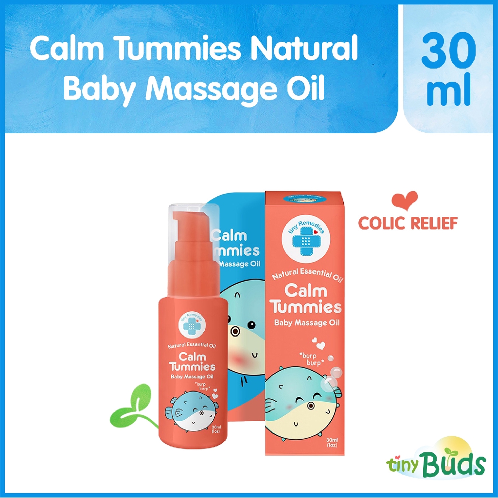 Tiny Remedies Calm Tummies Anti Colic Massage Oil (30ml) Shopee