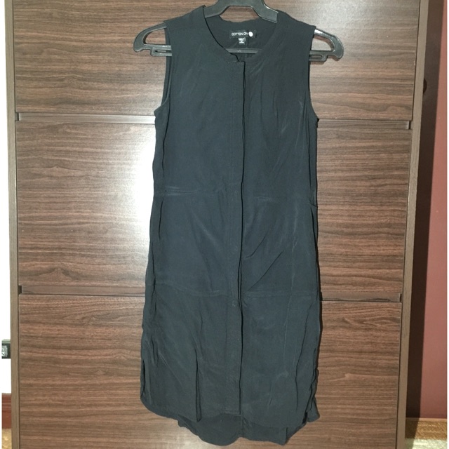 cotton button up dress
