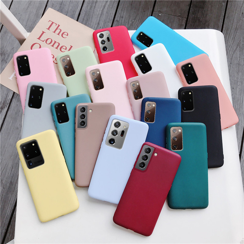 Samsung Galaxy S21 Plus S21 Ultra Casing Candy Color Soft Tpu Ultra Slim Thin Luxury Fashion Phone Case Cover Shopee Philippines
