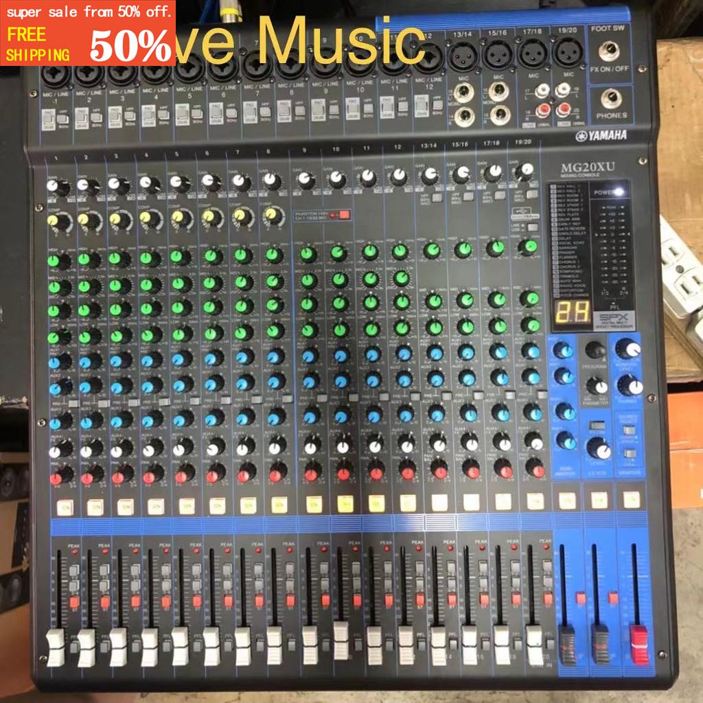 Yamaha Professional Mixing Console MG20XU 20 Channel Mixer/Tested ...