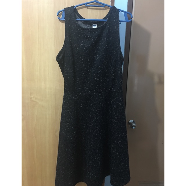 old navy black sleeveless dress