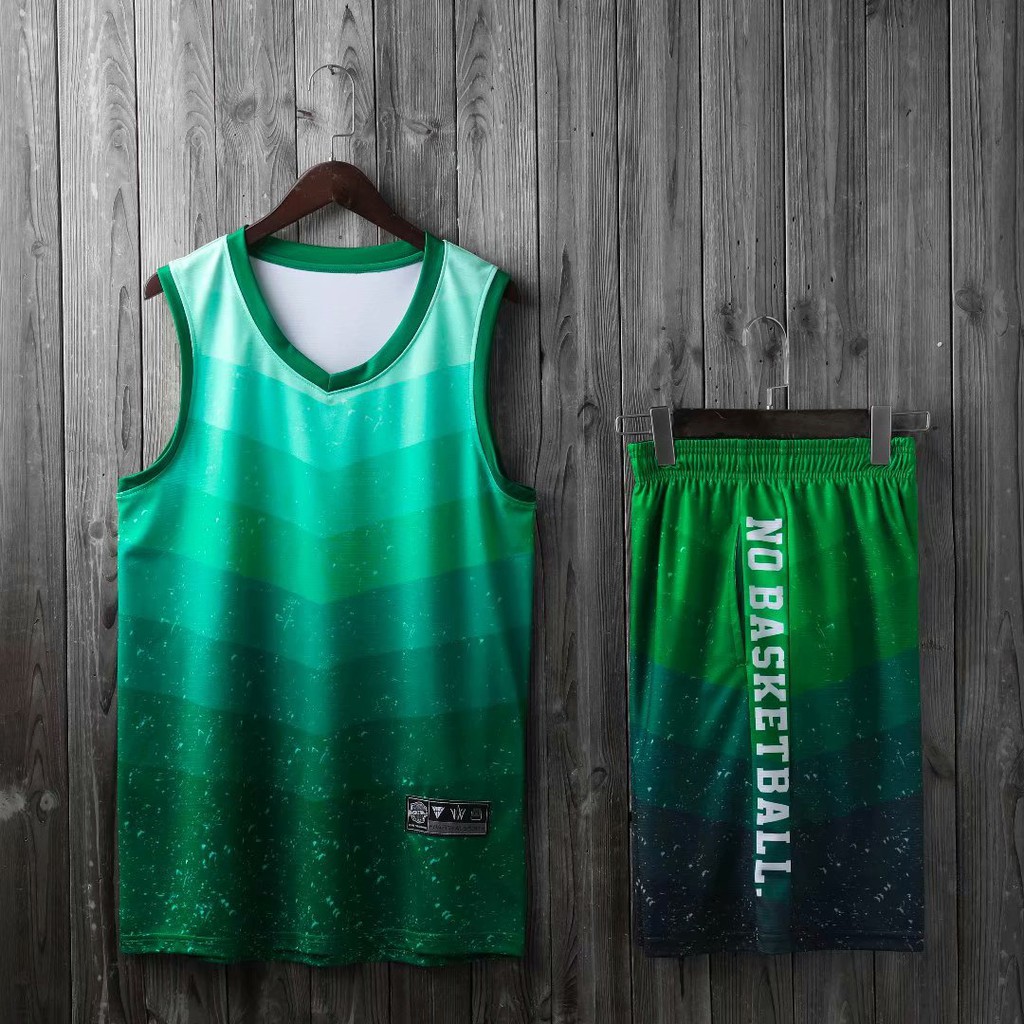 basketball jersey design green color