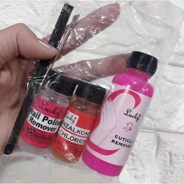 ZH Nail cleaner set Manicure set 5in1