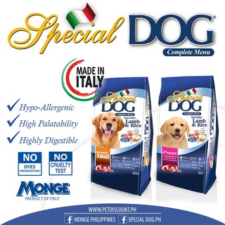 Special Dog Food Original Packaging 1.5 kg (Puppy and Adult)