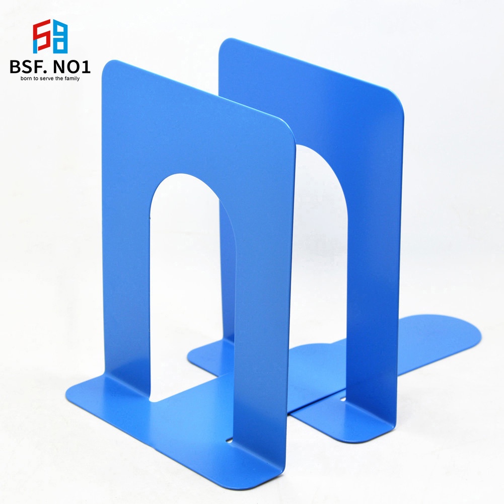 Book Stand 2pcs Bookends Metal Book End Stand Sorted Book Holder Metal