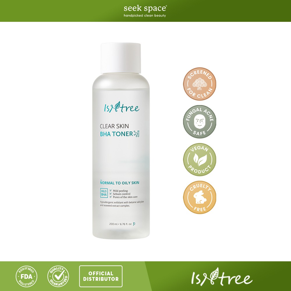 ISNTREE Clear Skin BHA Toner 200mL | Shopee Philippines