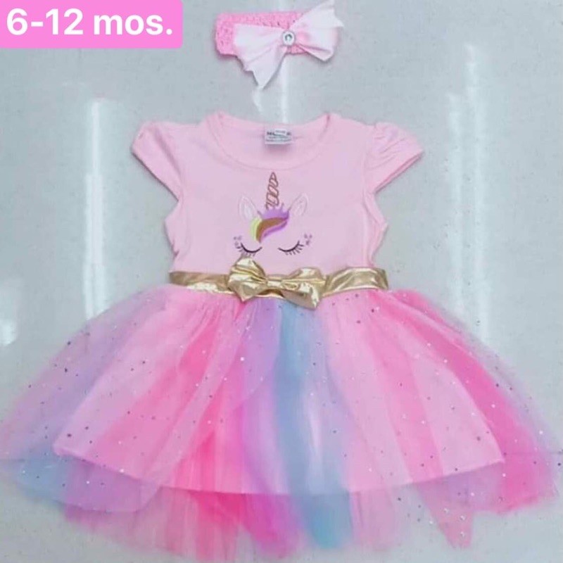 unicorn baby dress