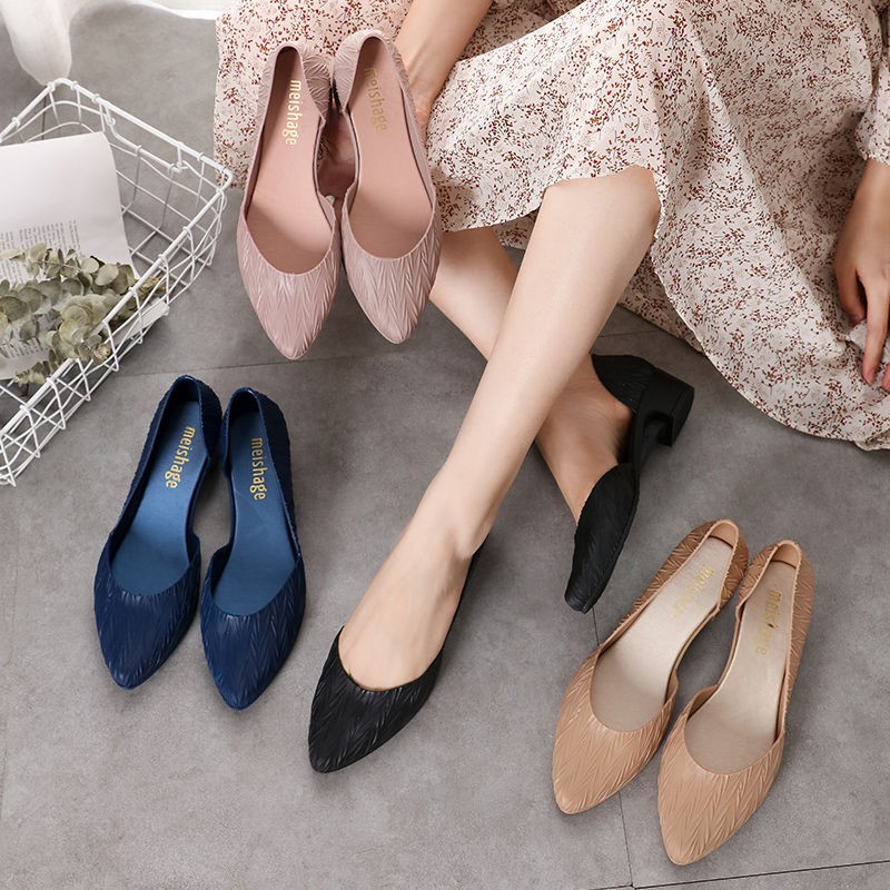 SHOES1688#2020 Korean Jelly Shoes Sandals new Korean version of the ...