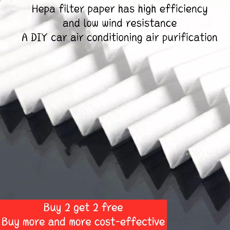 Hepa Filter Paper Diy Self Made Air Purifier Conditioning Dust Net Cotton Pm2 5 Car Sho Philippines