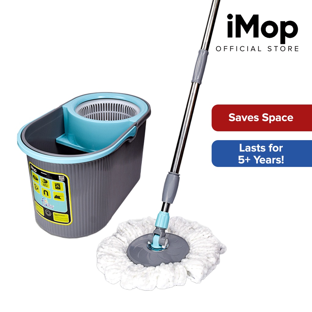 iMop Clasico 360 Spin Mop Complete Set (On Sale) MP01 2 Mop Heads