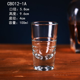 DELISOGA High quality crystal small tequila shot glass wine glass shot cups (1PC/6PCS SET) CB012-1A #3