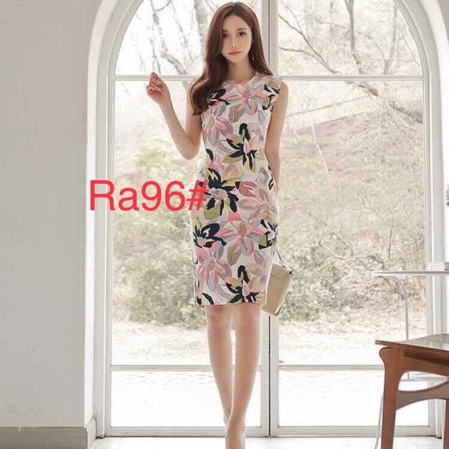 Floral Sexy Party Dresses Women O-Neck Elegant Office Dress | Shopee  Philippines