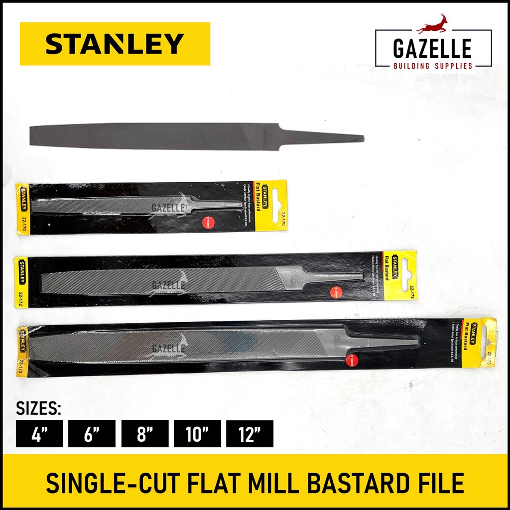 Stanley Flat Bastard File 4 6 8 10 12 22 169 22 170 Shopee Philippines