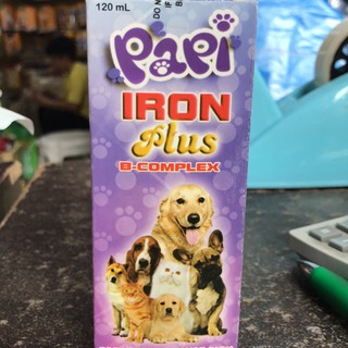 Papi Iron Plus B Complex Supplement For Dogs Cats 120ml Shopee Philippines