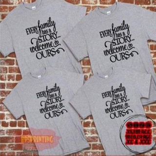 Sold per piece Every Family Has A Story Shirt Gray Tshirt Ideal Reunion at Home for Family Friends