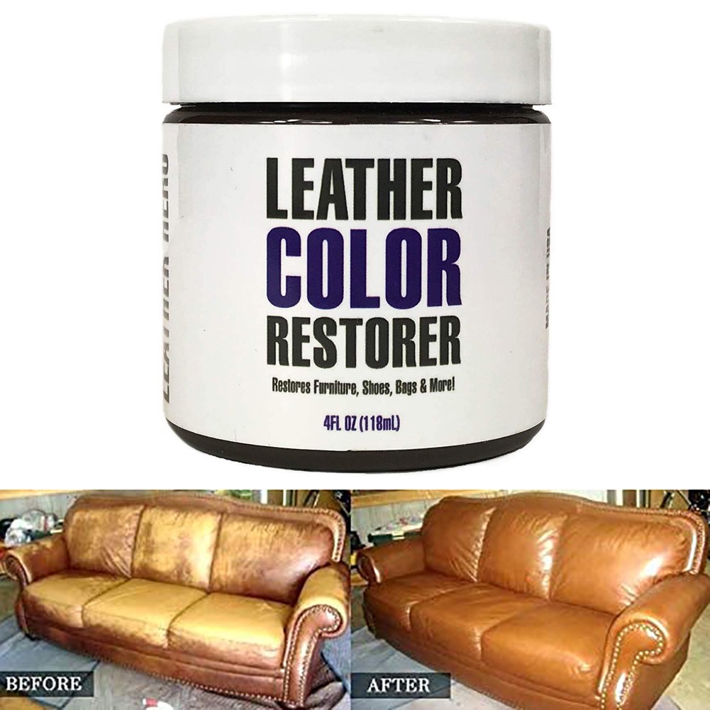 Caby Leather Repair Cream Scratch Shine Polish Care For Car Seat