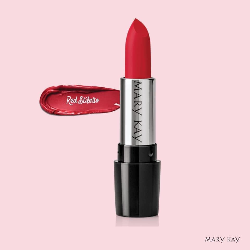 red stiletto mary kay