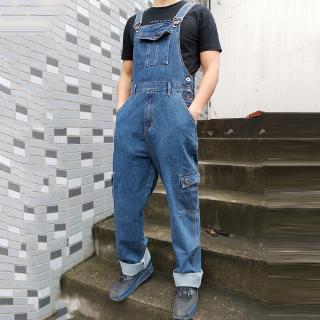 denim blue overalls