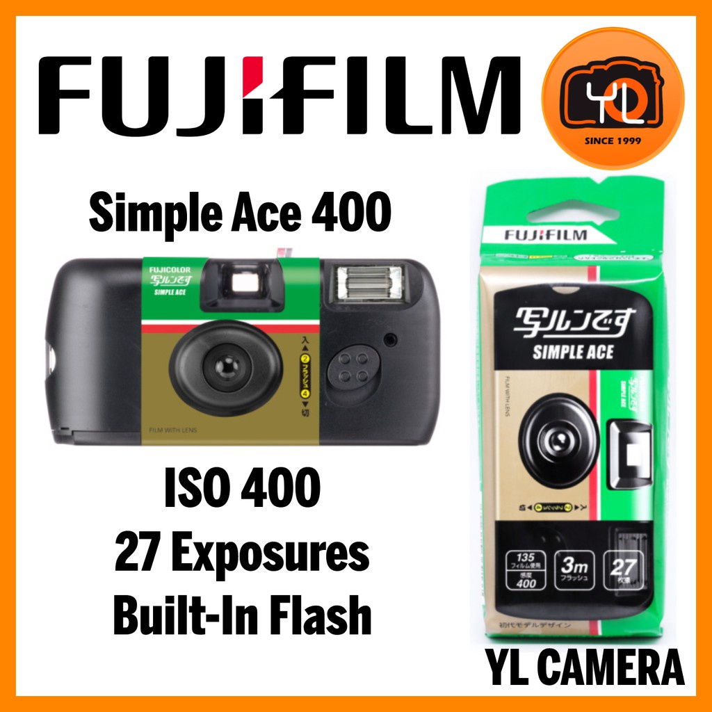 Fujifilm Simple Ace ISO400 Disposable Camera Shopee Philippines