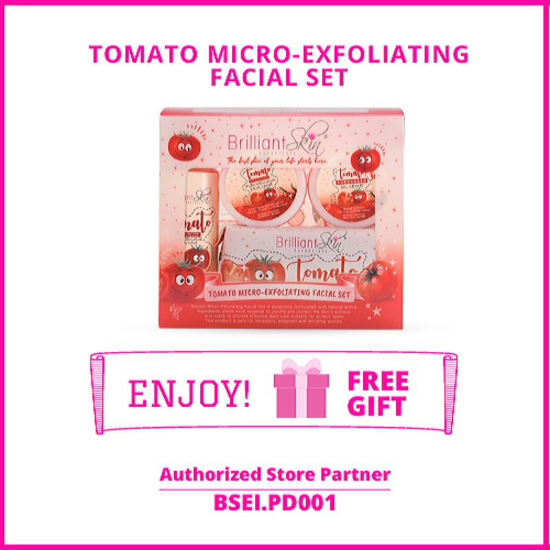 Brilliant Skin Essentials Tomato Micro Exfoliating Facial Set Shopee Philippines 5153