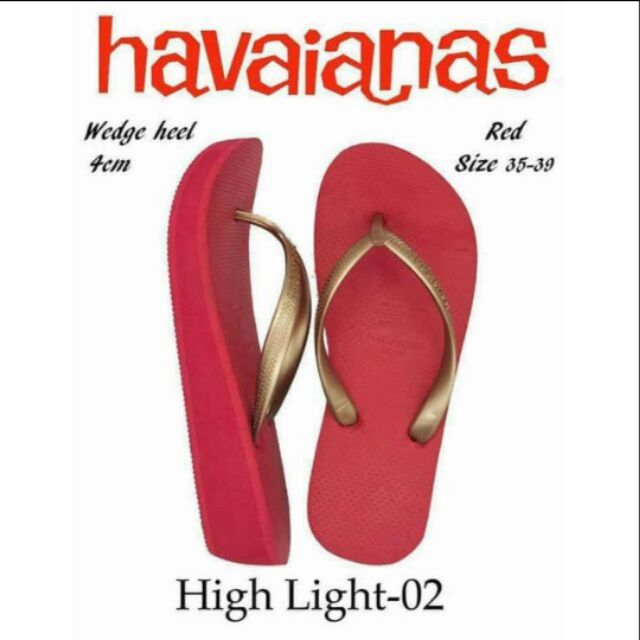 havaianas high wedge