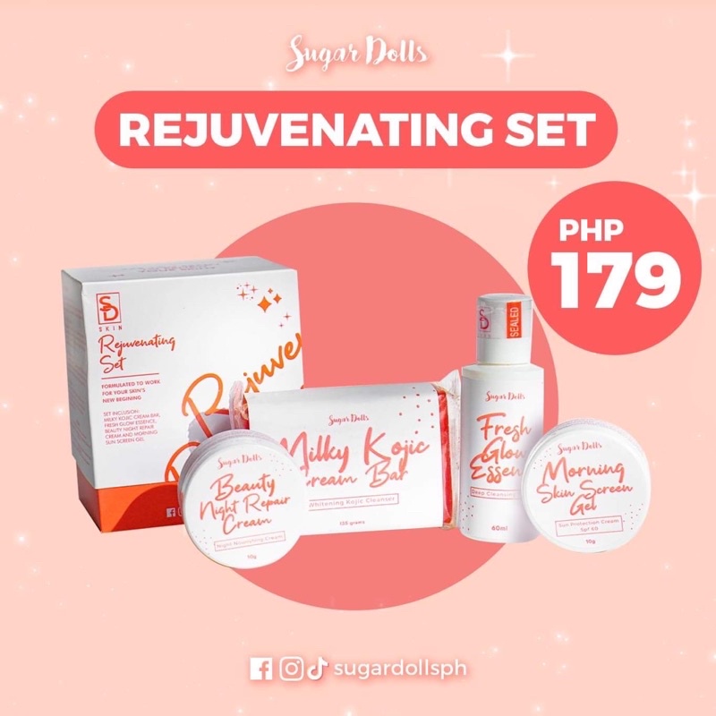 Sugar Dolls Rejuvenating Set Shopee Philippines