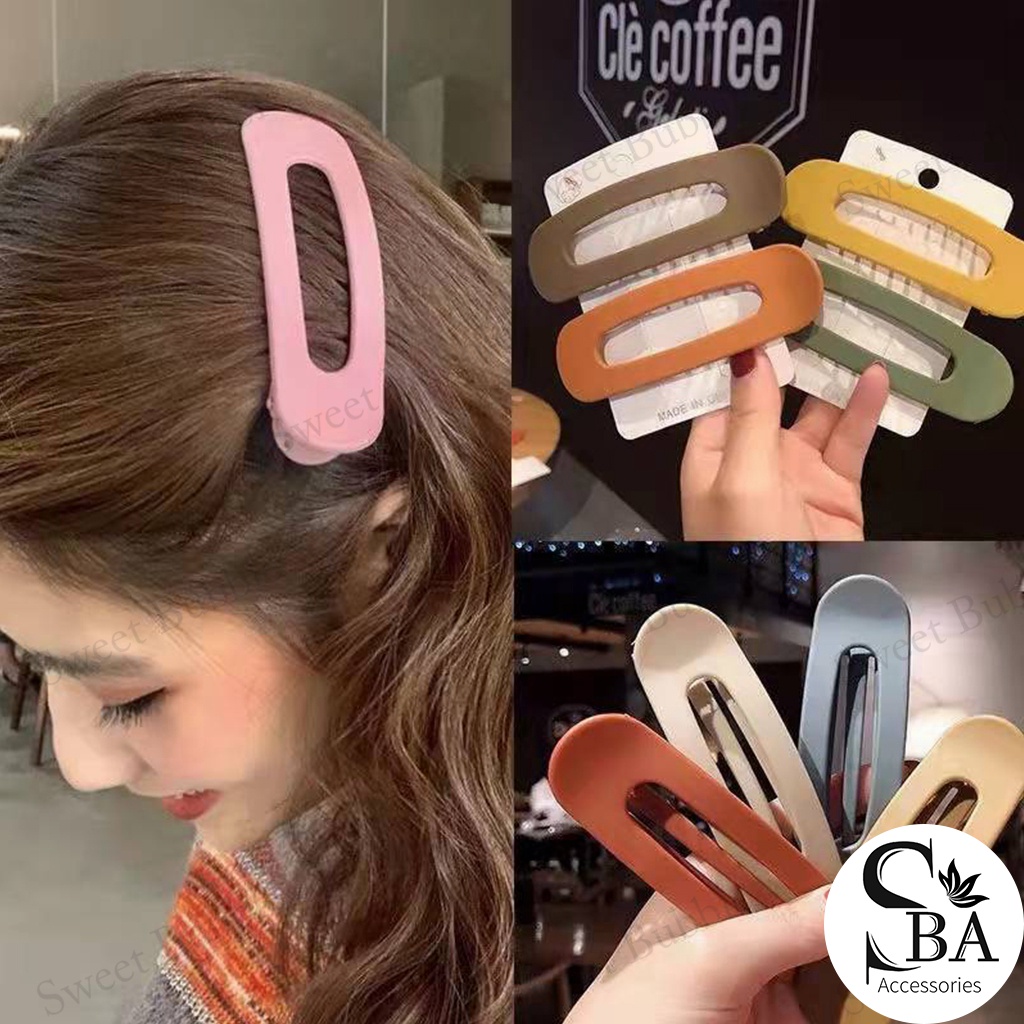 Korean Big Hair Clip Broken Hair Bangs Side Hair Accessory Simple Back