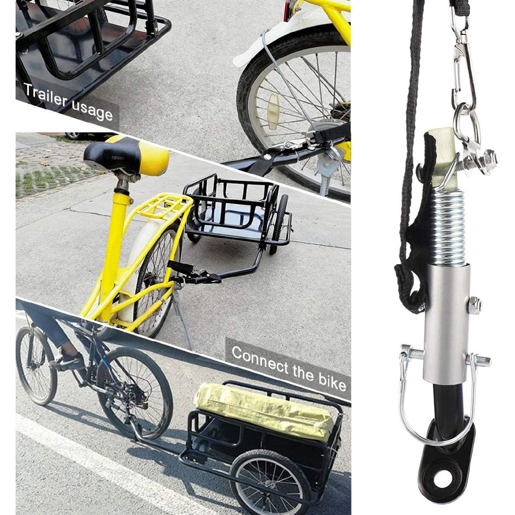 yellow bike trailer