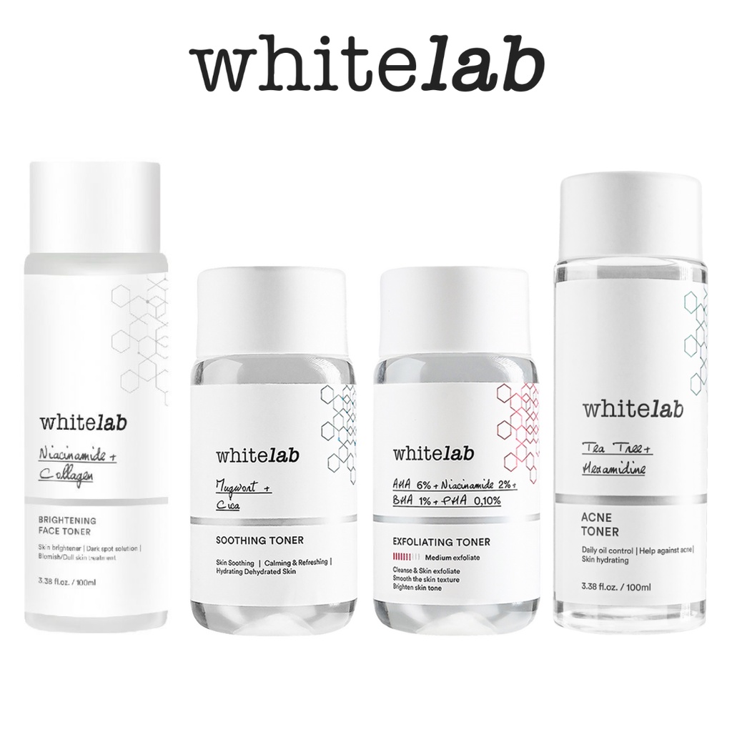 Whitelab Brightening Exfoliating Soothing Acne Face Toner White Lab