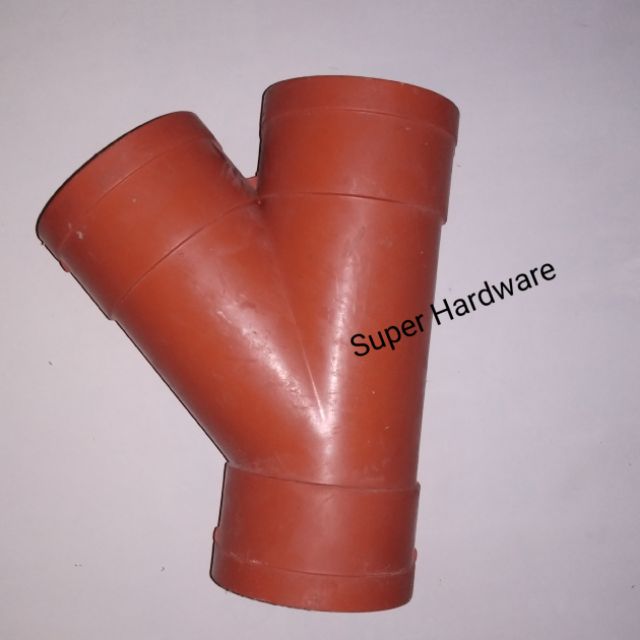 PVC Fittings Wye Tee Orange 4" Shopee Philippines