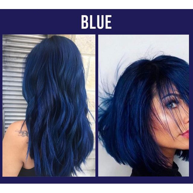 Blue Non Bleach Permanent Hair Color (Set) | Shopee Philippines