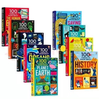 NEW 9 books Usborne 100 Things To Know About Children 's Science books ...