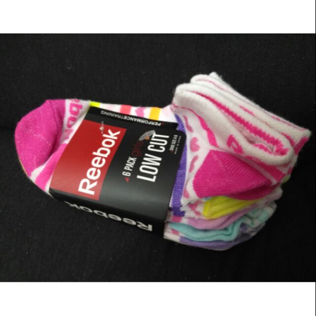 reebok sock size