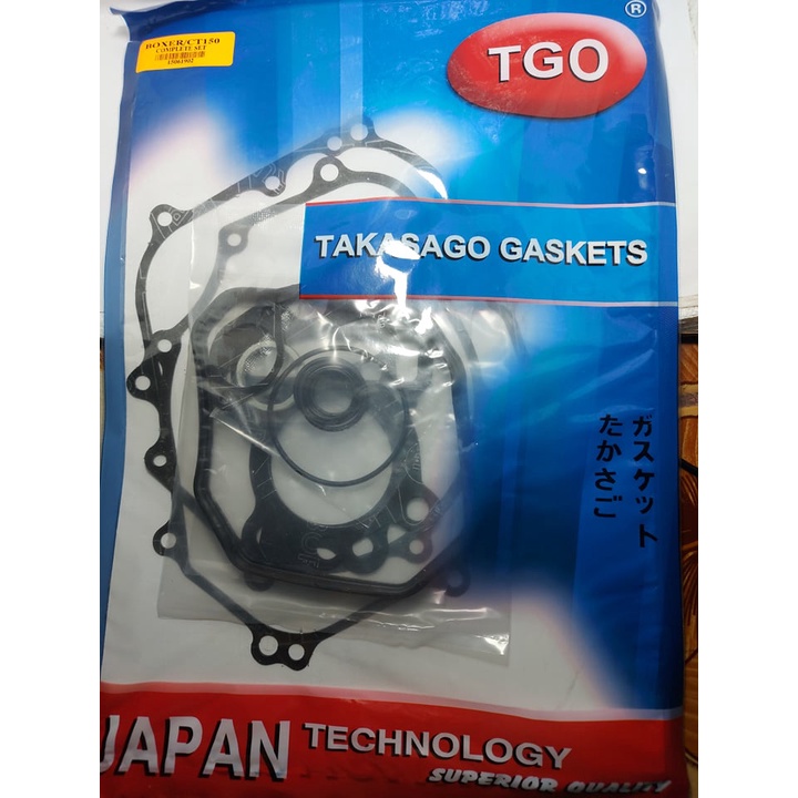 Overhauling Gasket Boxer 150 with Head Packing (CT 150) (TAKASAGO) Shopee Philippines