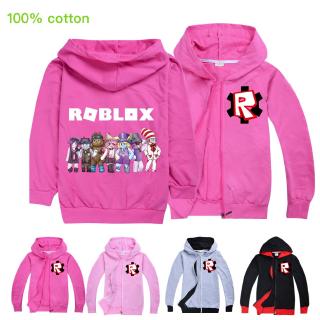 Roblox Teenage Zipper Cardigan Coat For Boys And Girls Children S Hoodies Pure Cotton Ready Stocks C915 Shopee Philippines - roblox dark red jacket