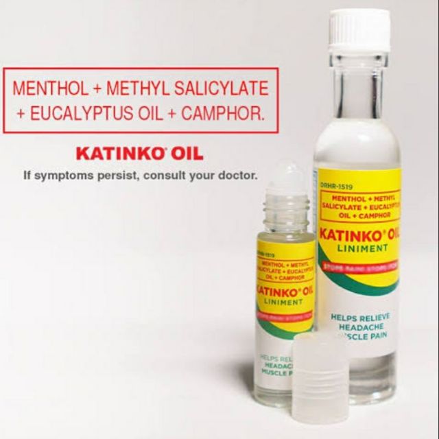 KATINKO OIL LINIMENT in Glass Bottle Shopee Philippines