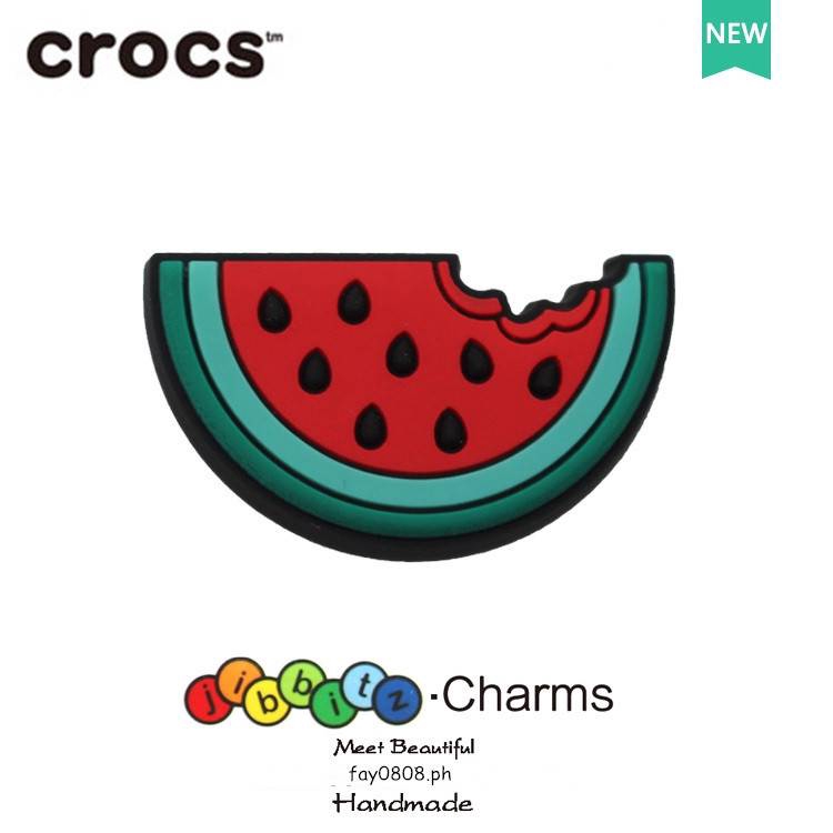 watermelon croc charm