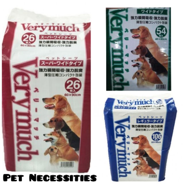 very much training pads