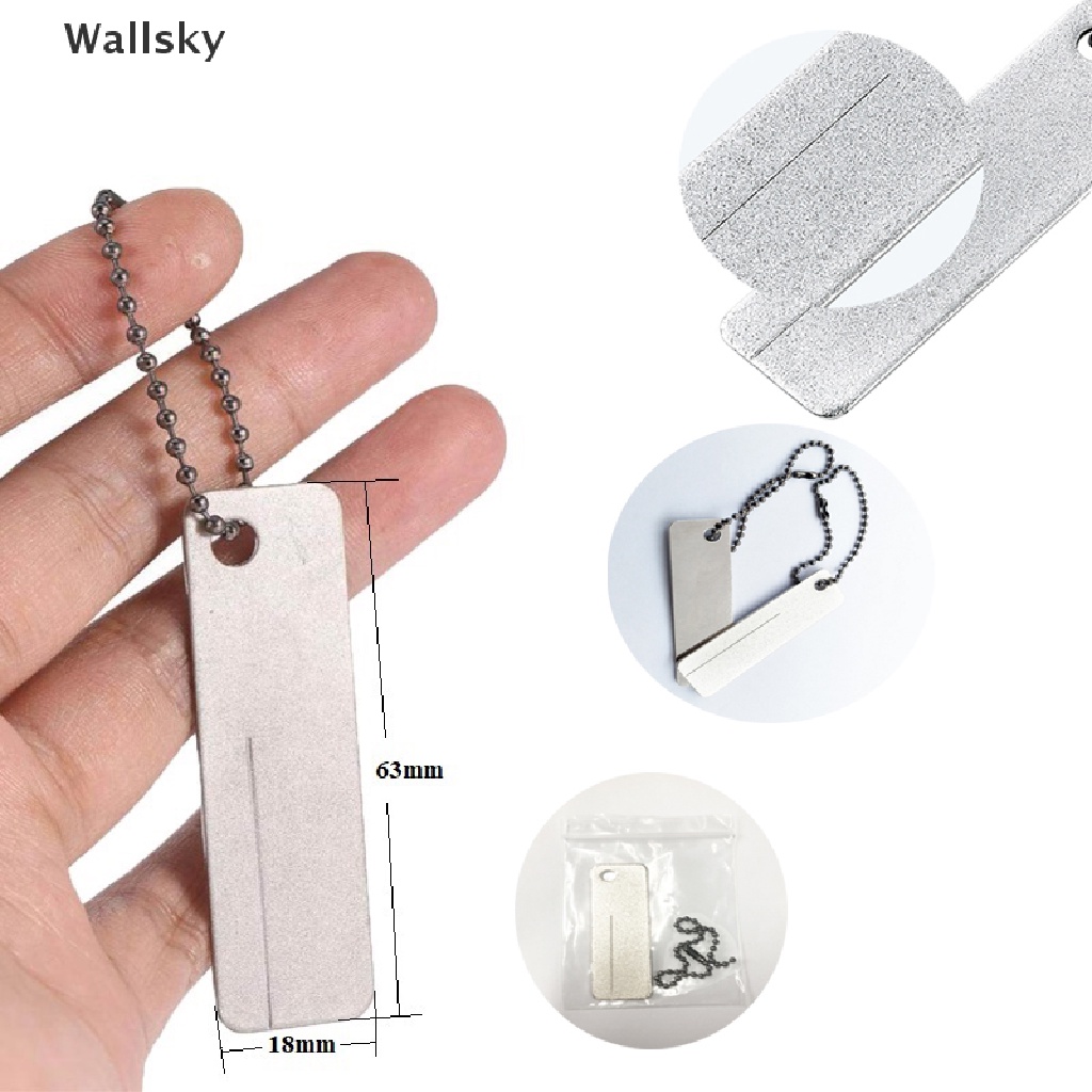 Wallsky> Outdoor Super hard diamond grinding stone fish hook file