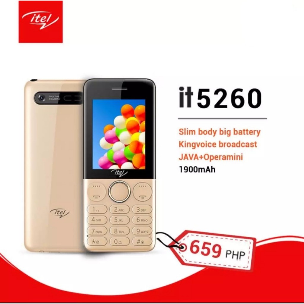 Itel It5260 Basic Phone Keypad Shopee Philippines