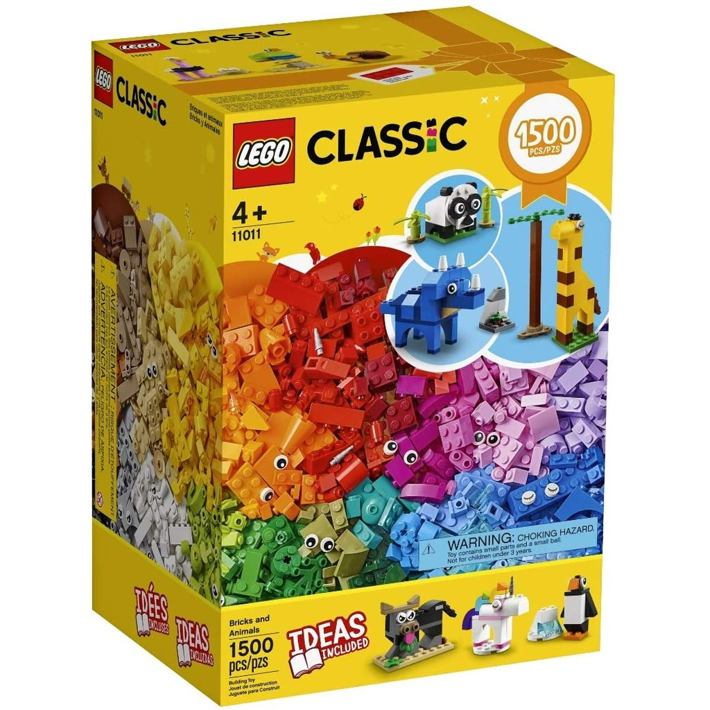 LEGO Classic Creator Fun 11011 Bricks and Animals New for 2020 (1500 ...