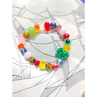 Lucky Charm chinese zodiac animal  assorted beads bracelet #5