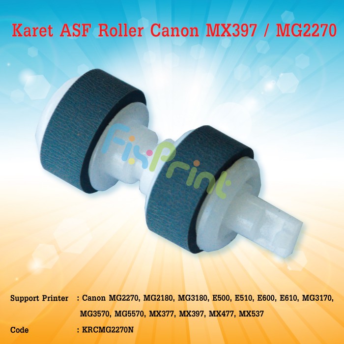 Rubber ASF Roller Printer Replacement Sparepart for Canon E500 E510