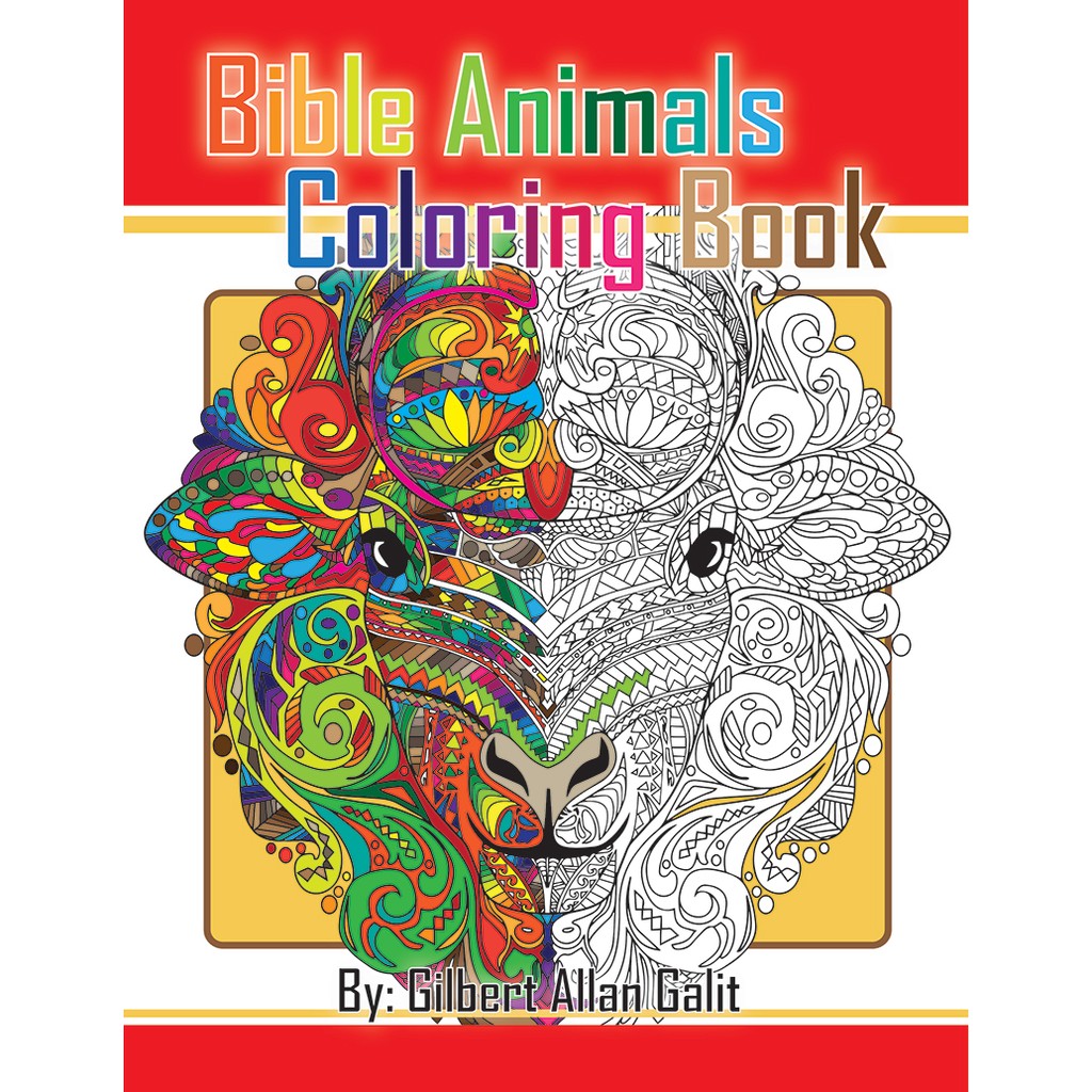 Bible Animals Coloring Book for Adults by Gilbert Allan Galit | Shopee Philippines