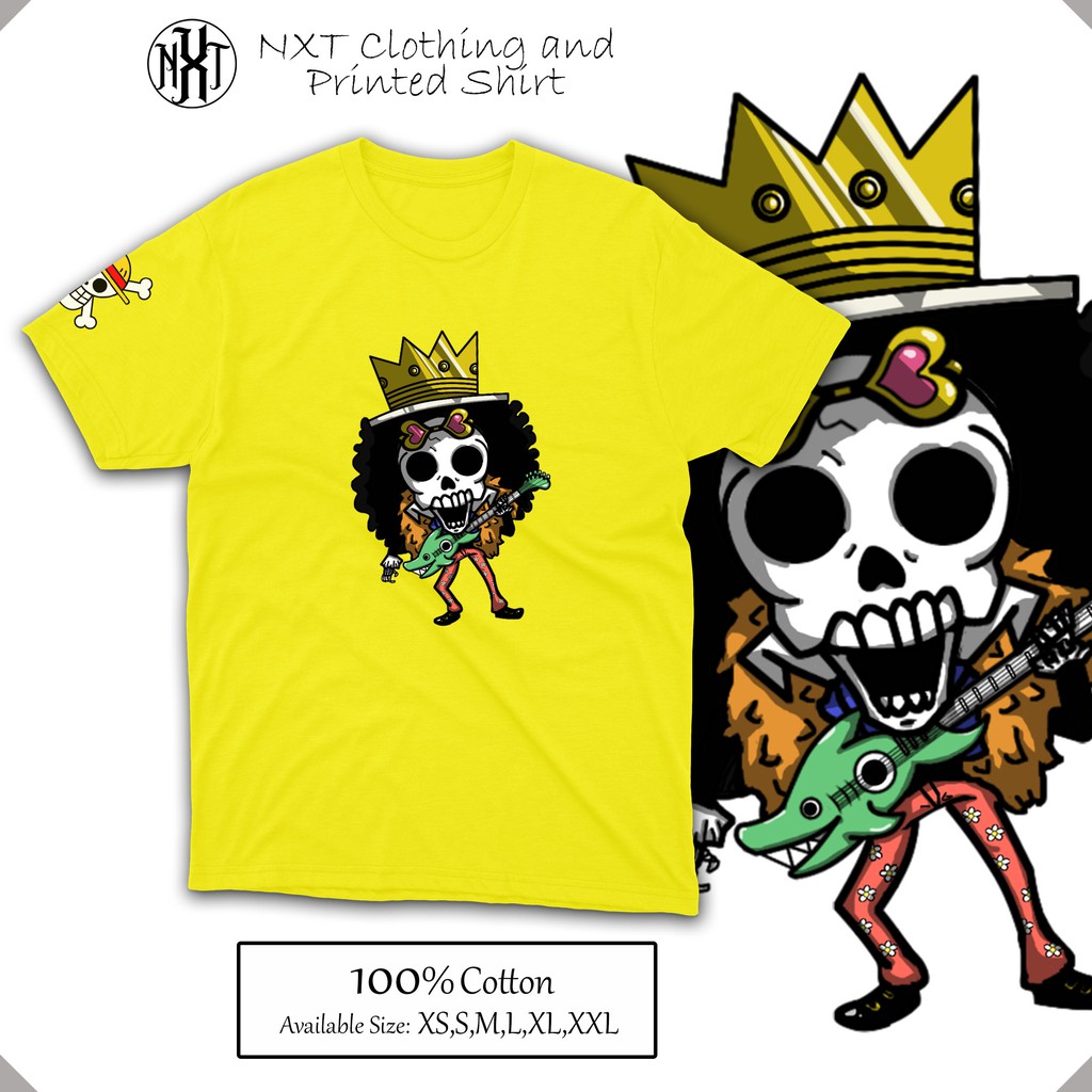 One Piece Soul King Brook Chibi Shirt Op14 Shopee Philippines