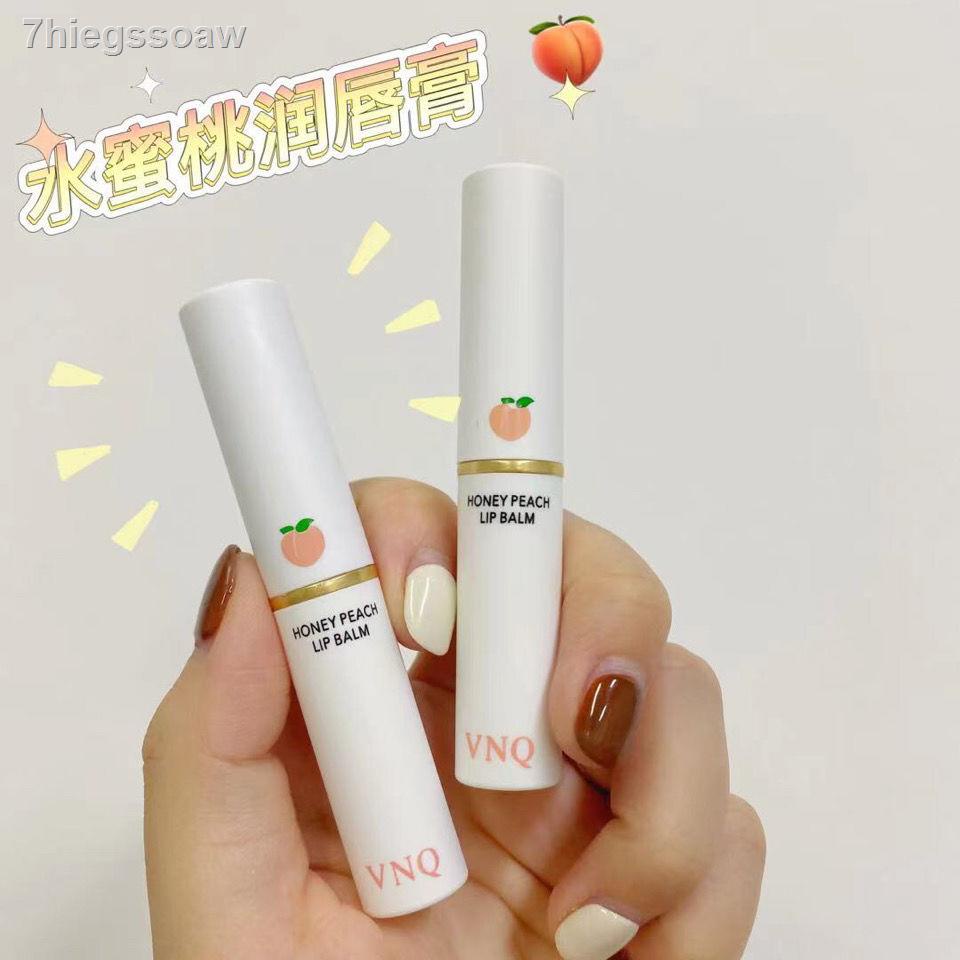VNQ Vaseline Peach Lip Balm Colorless Lovers Antichapped Moisturizing