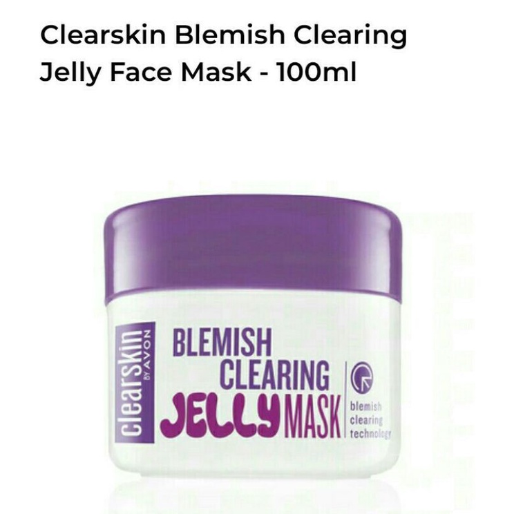 Avon Clearskin Blemish Clearing Jelly Face Mask 100 ml Shopee Philippines